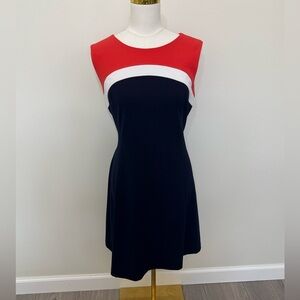 Tommy Hilfiger Vibrant Vintage Color Block Dress